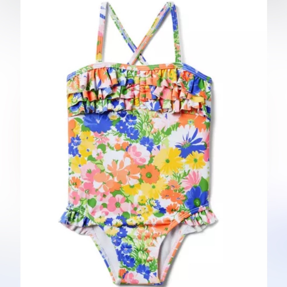 Janie and Jack Multicolor Strap Swimsuit